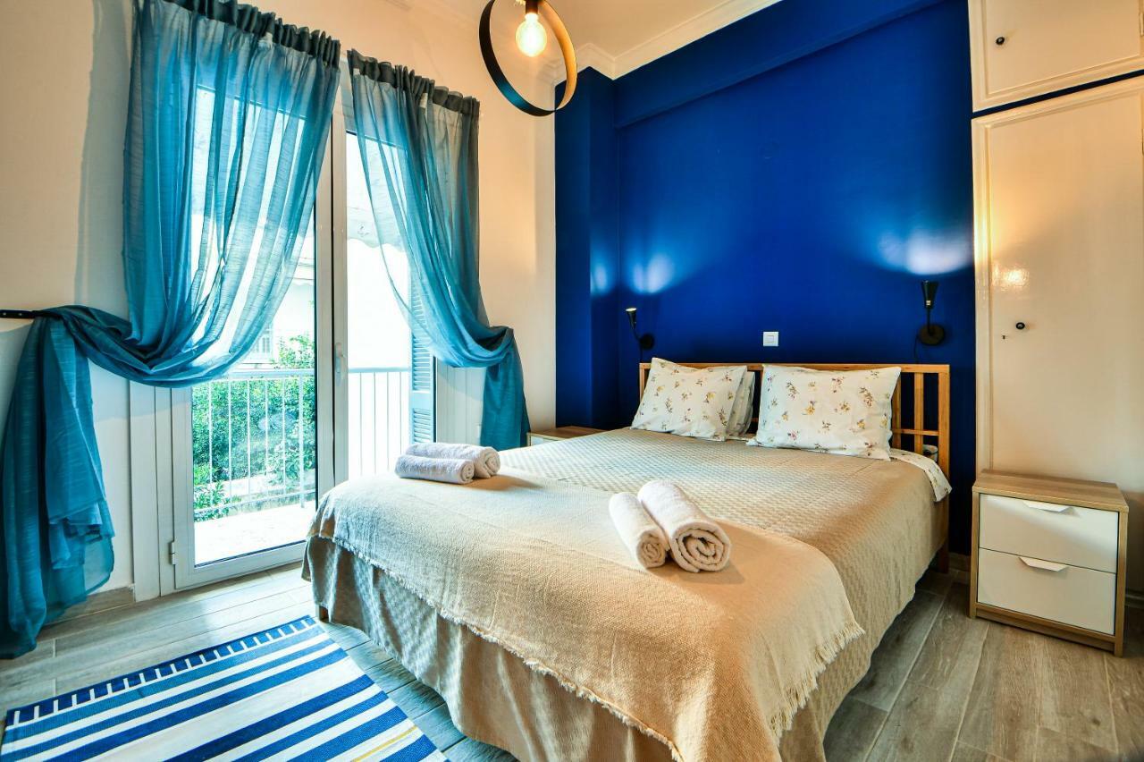 Cozy Blue Apartment By Zain Athena Bagian luar foto