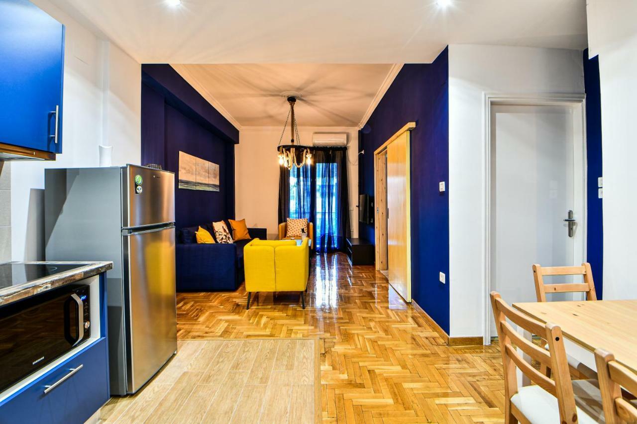 Cozy Blue Apartment By Zain Athena Bagian luar foto